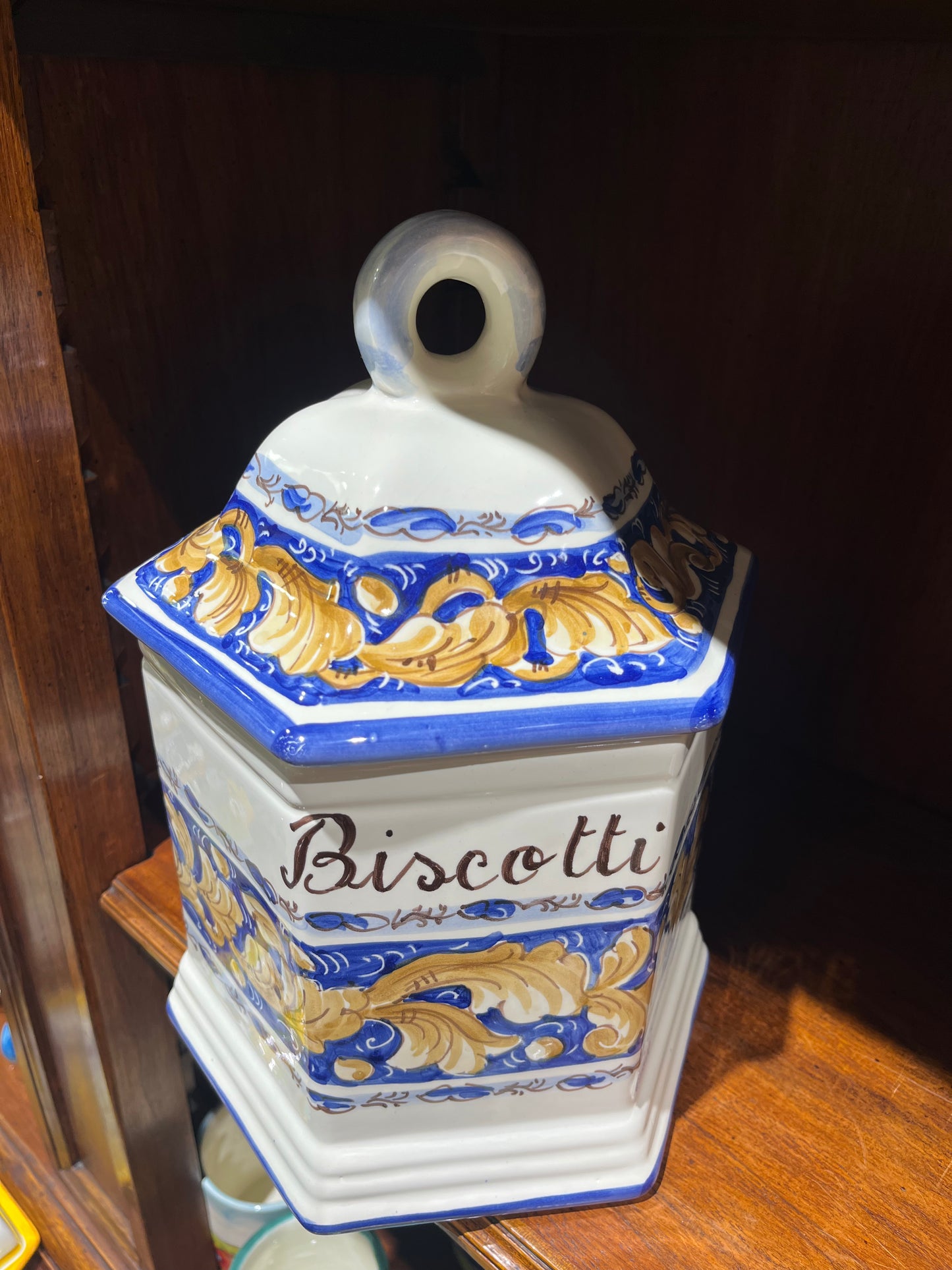 Ceramic cookie jar