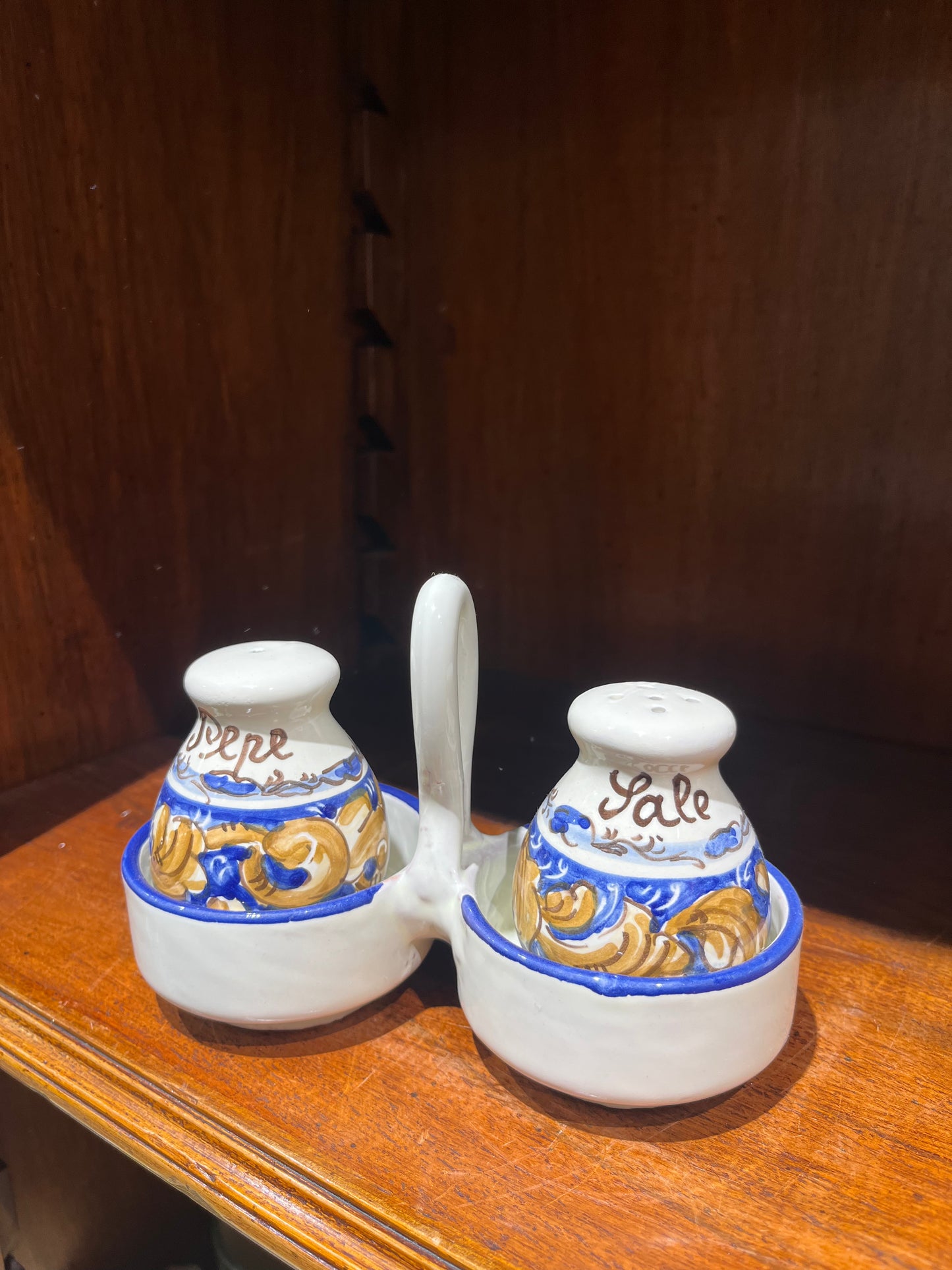 Ceramic salt and pepper shakers