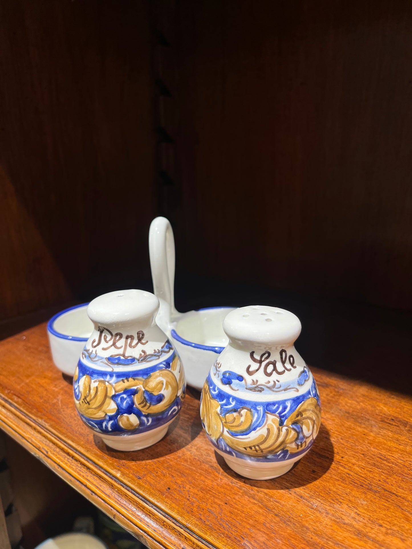 Ceramic salt and pepper shakers