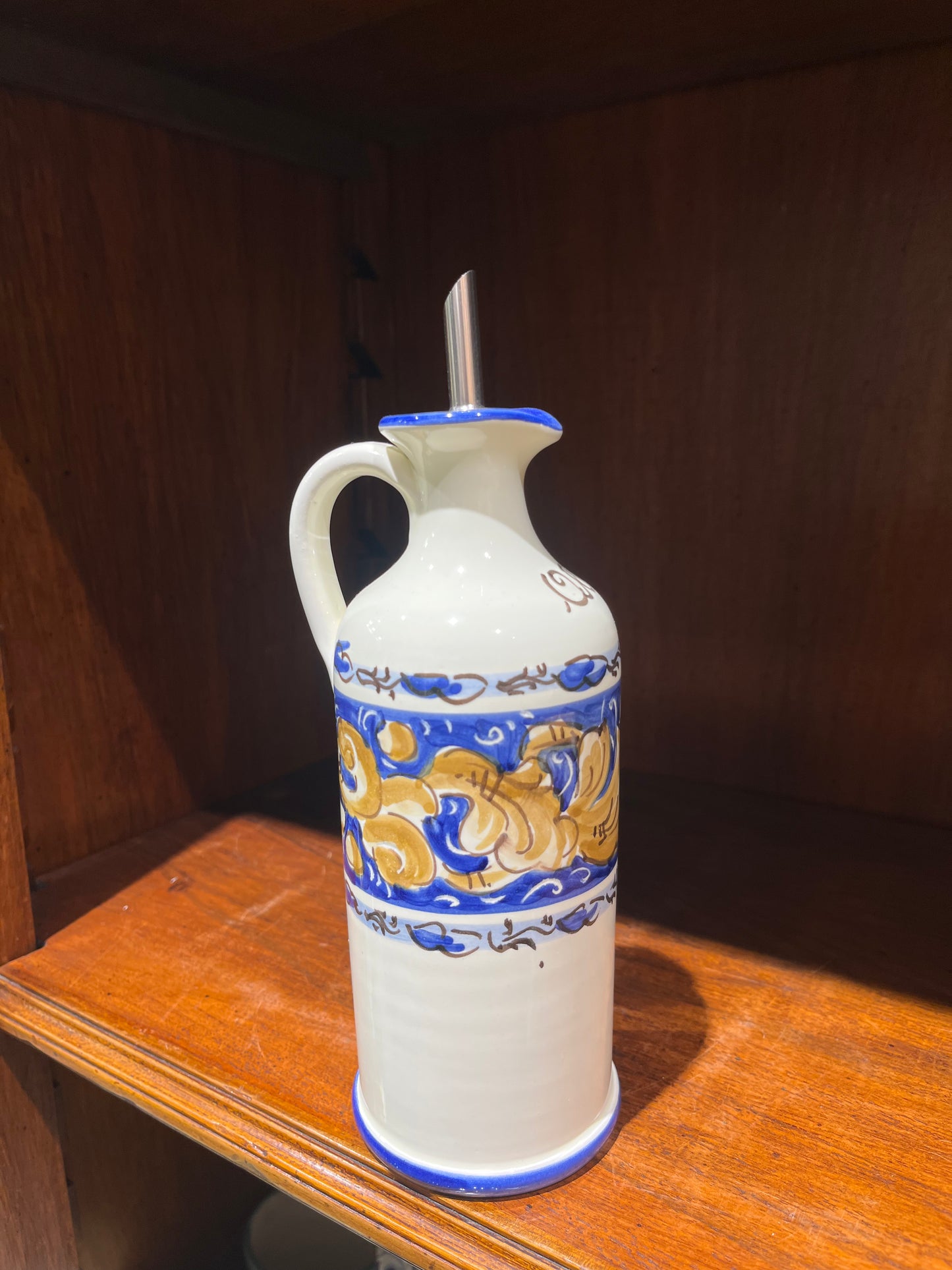 Ceramic oil dispenser