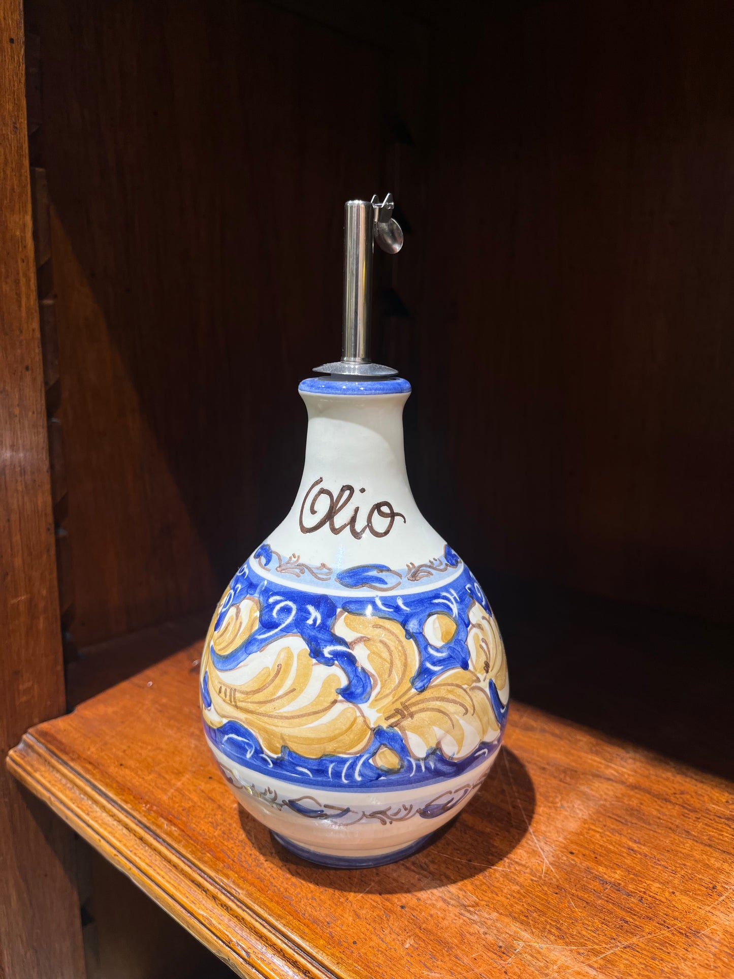 Ceramic oil dispenser