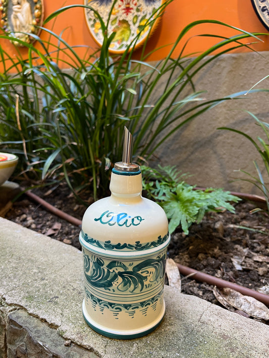 Ceramic oil dispenser
