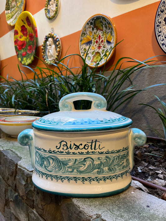 ceramic biscuits jar