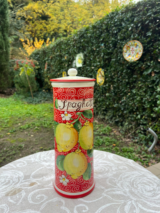 Ceramic ‘spaghetti’ container