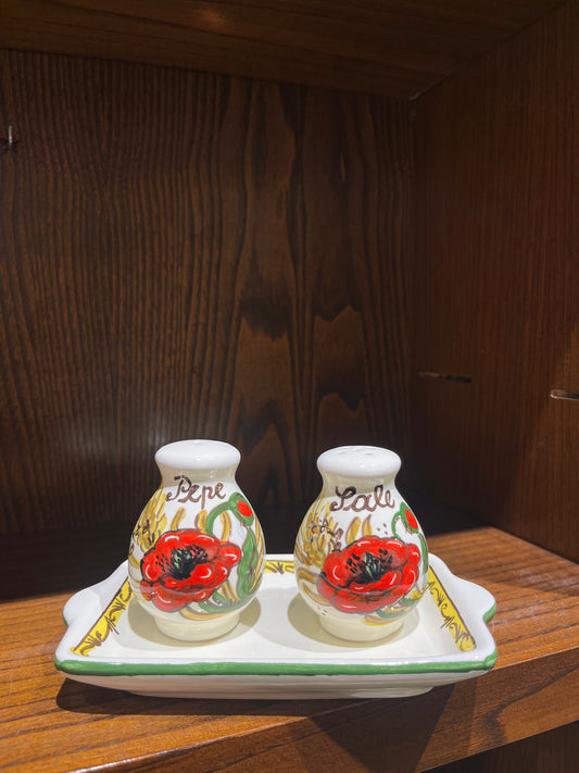 Ceramic salt and pepper shakers