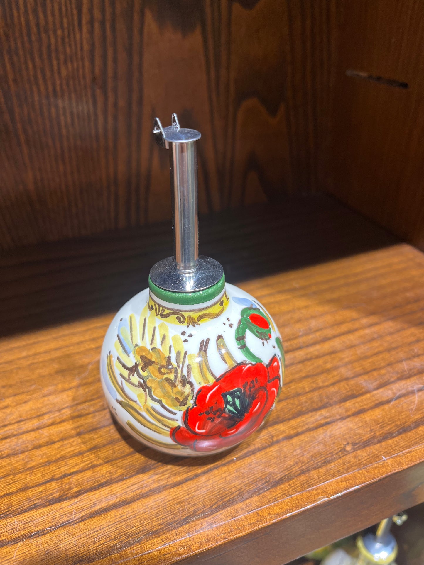 Ceramic oil dispenser