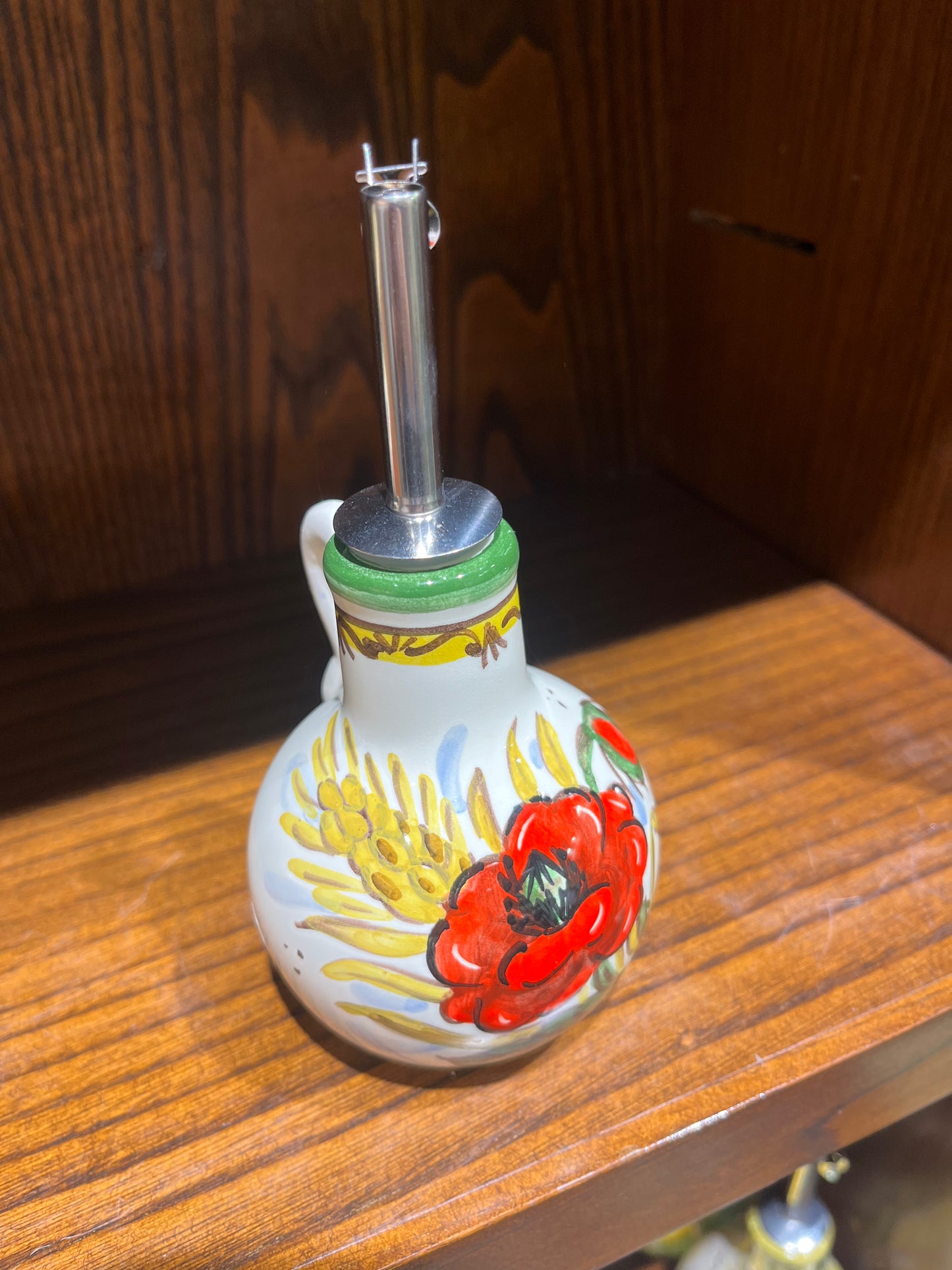 Ceramic oil dispenser