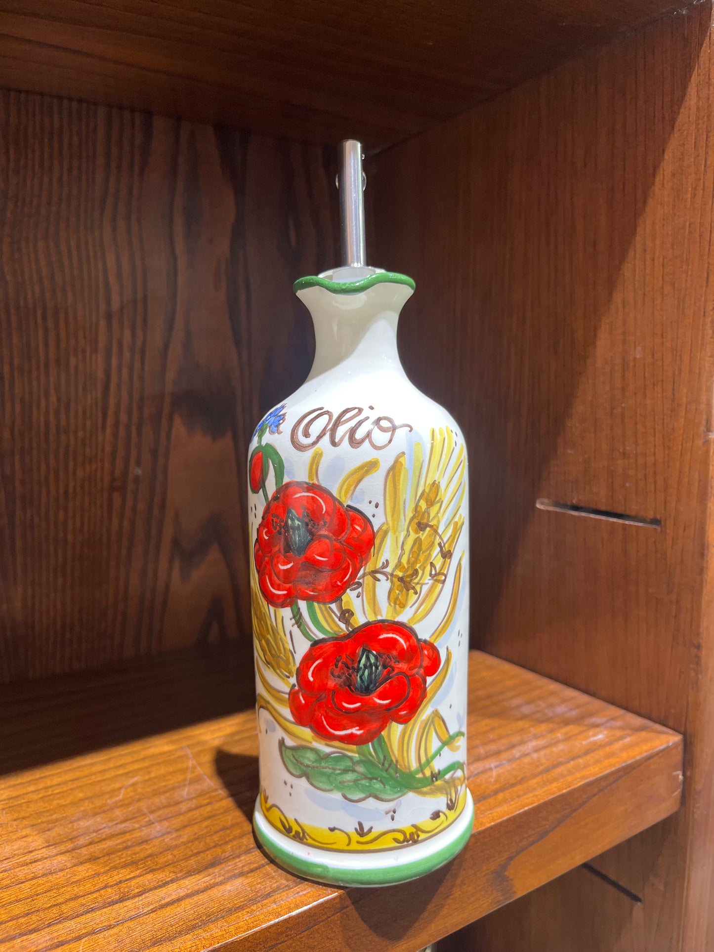 Ceramic oil dispenser