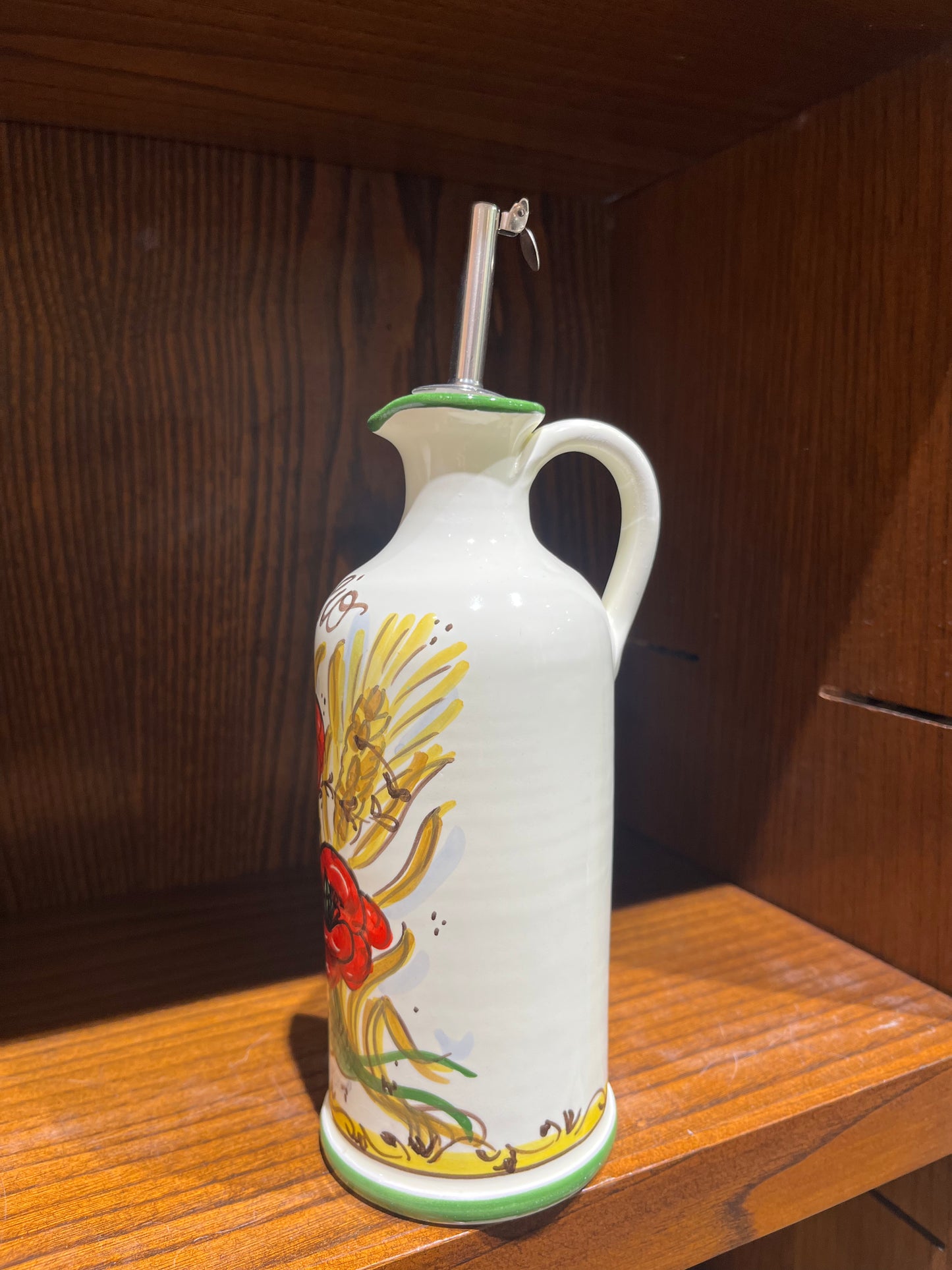 Ceramic oil dispenser