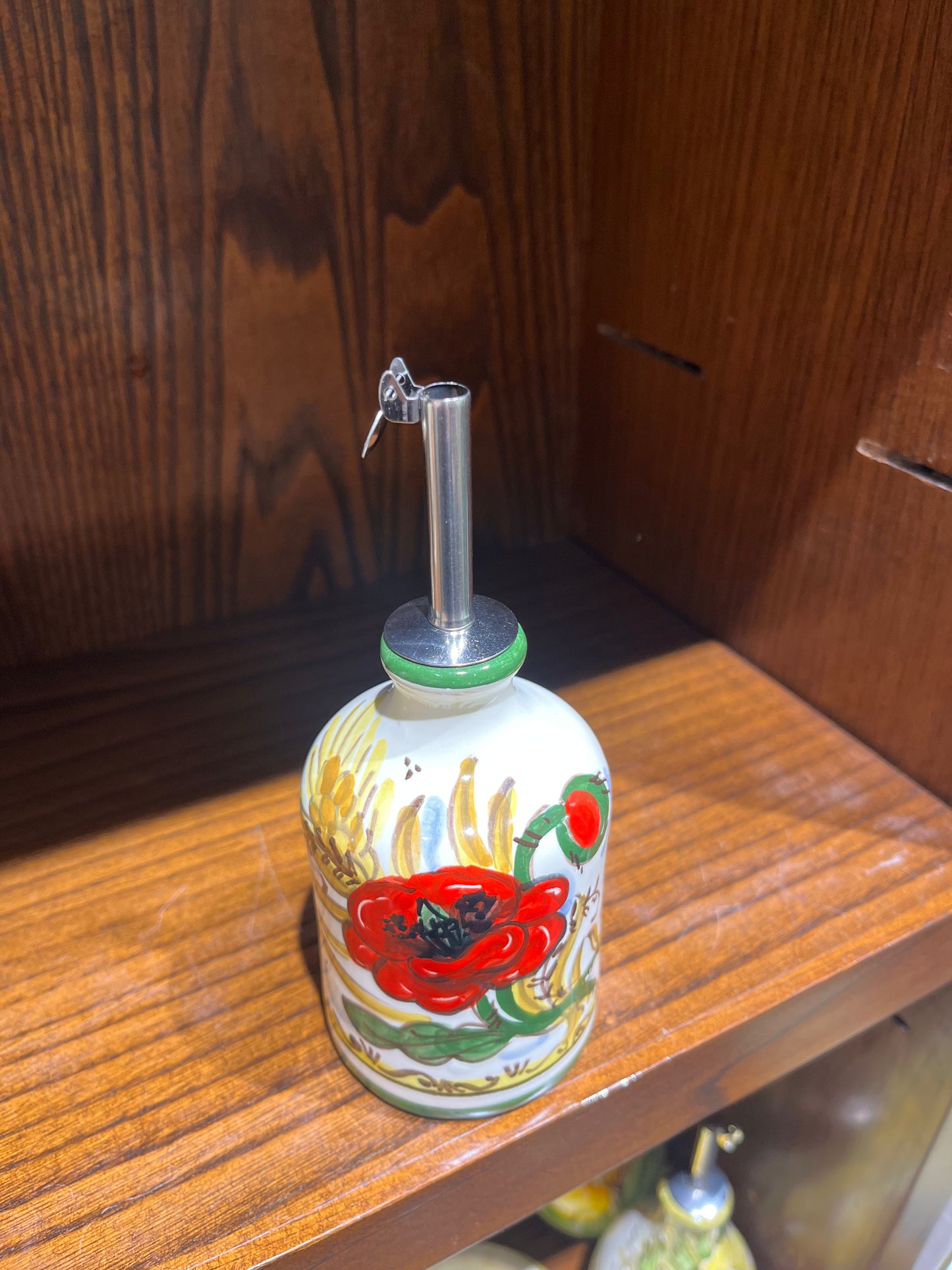 Ceramic oil dispenser