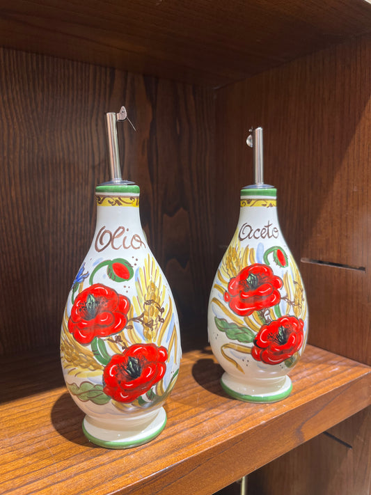 Ceramic oil container