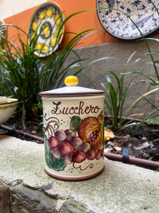 ceramic sugar container