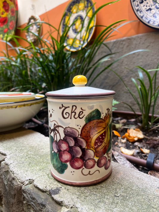 ceramic tea container