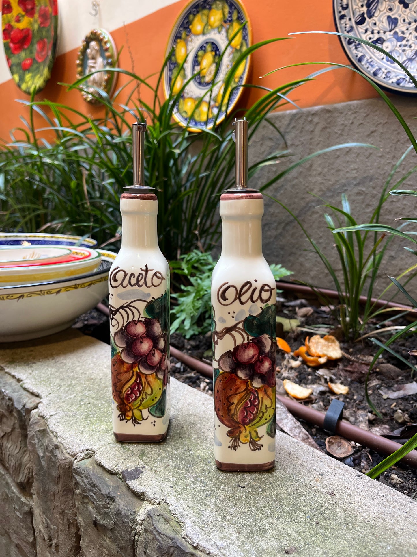 ceramic oil and vinegar set