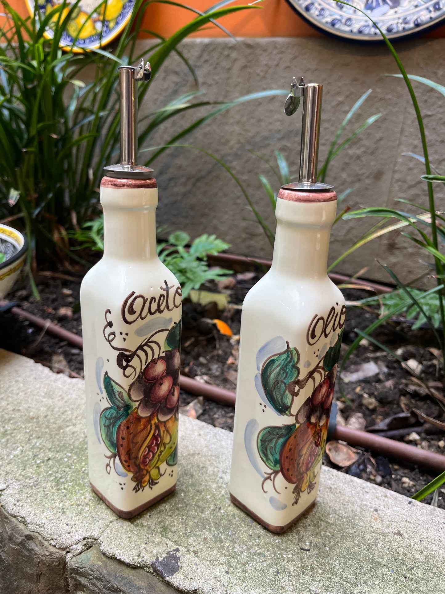 ceramic oil and vinegar set