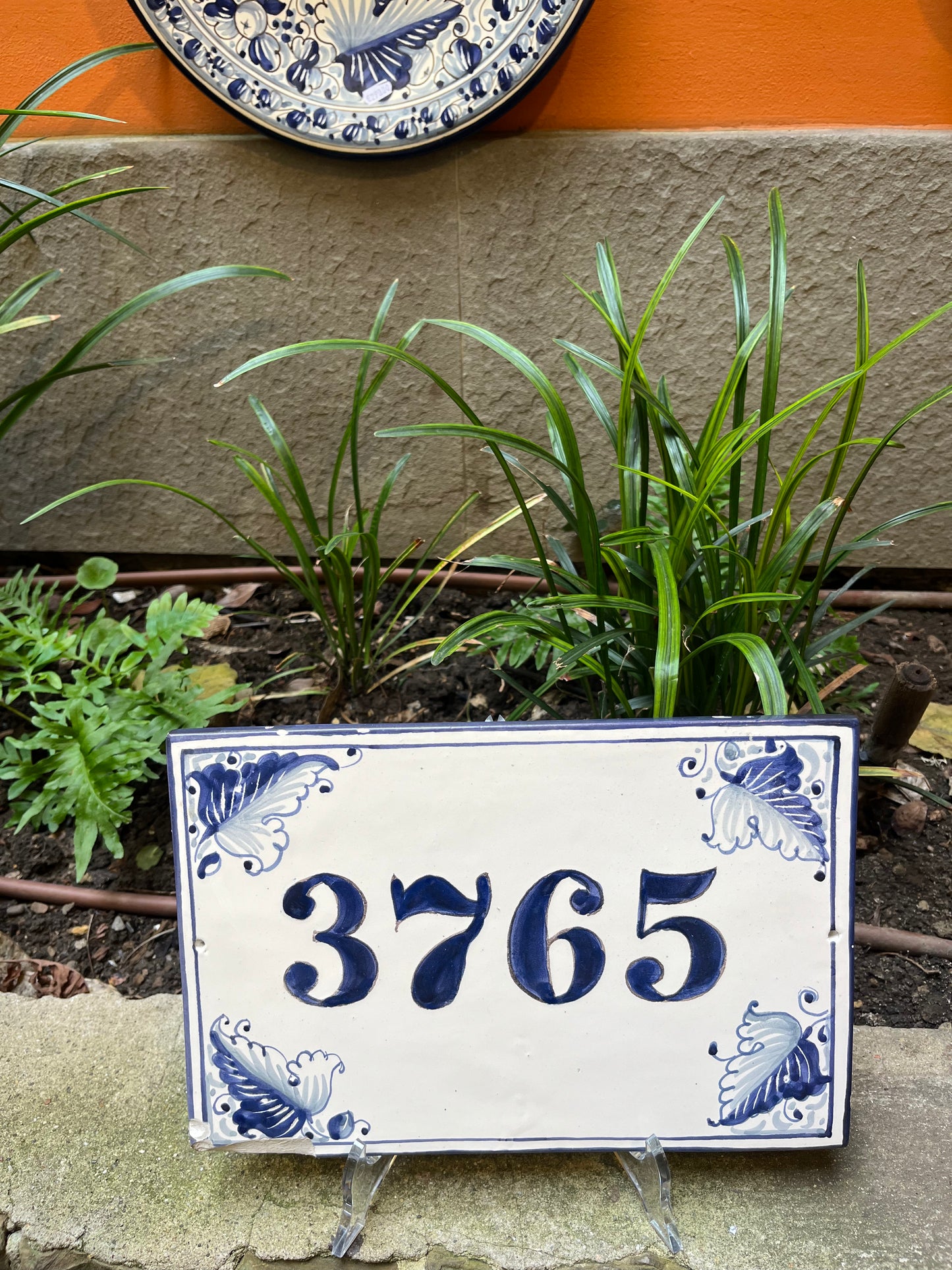 Ceramic tile number