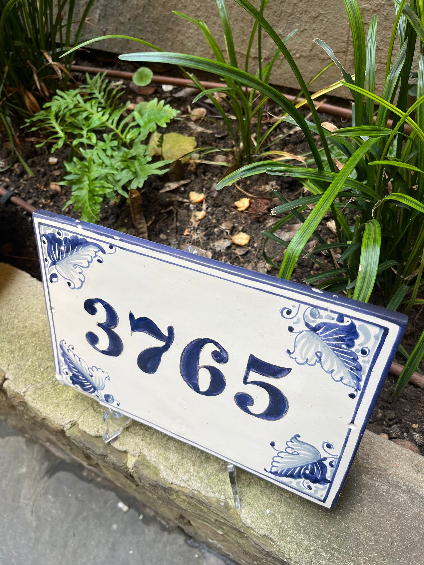 Ceramic tile number