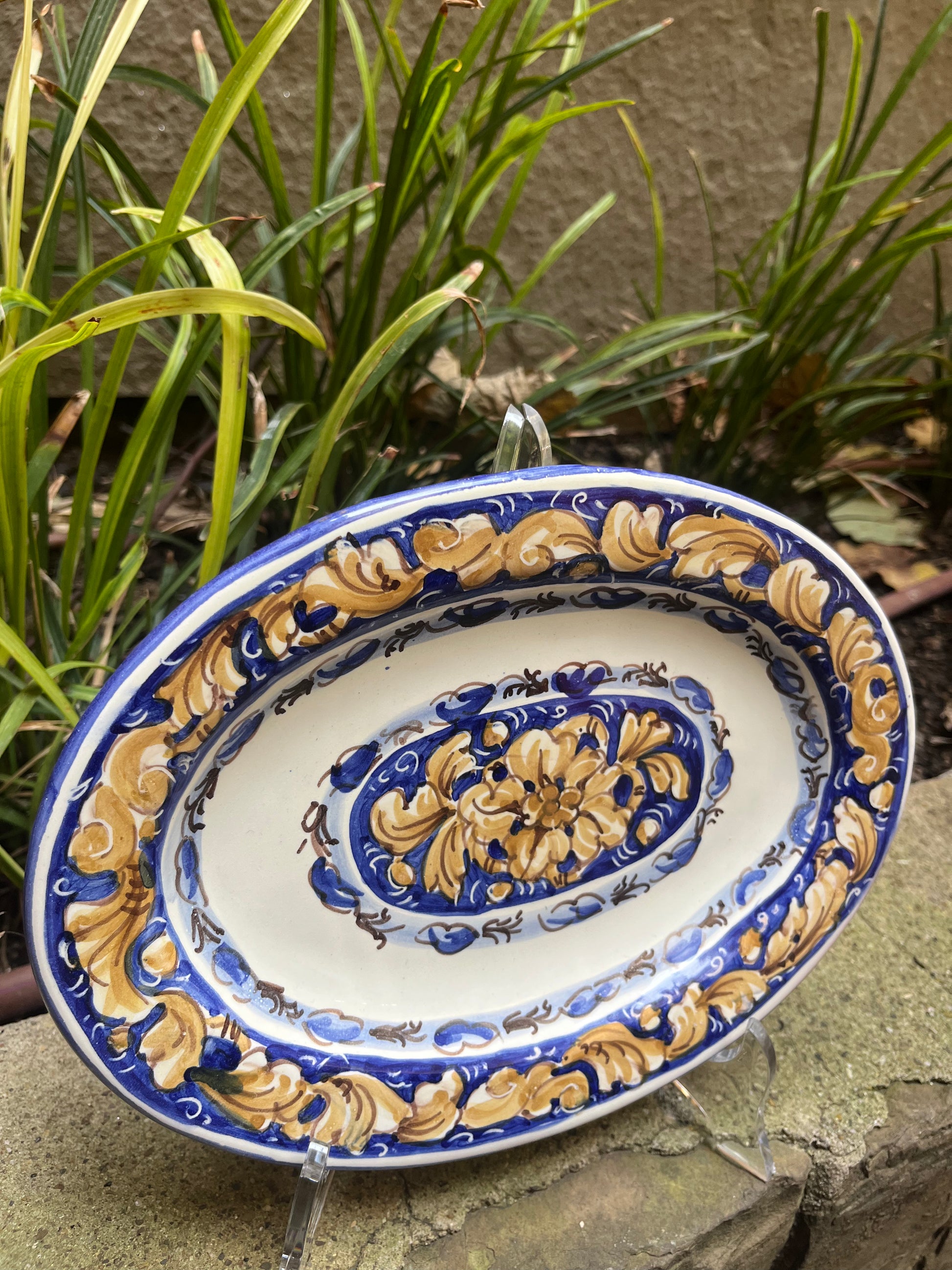 Ceramic Oval Tray Ceramichepontevecchio ceramic-oval-tray-ceramichepontevecchio