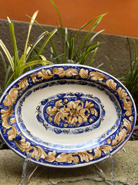 ceramic oval tray