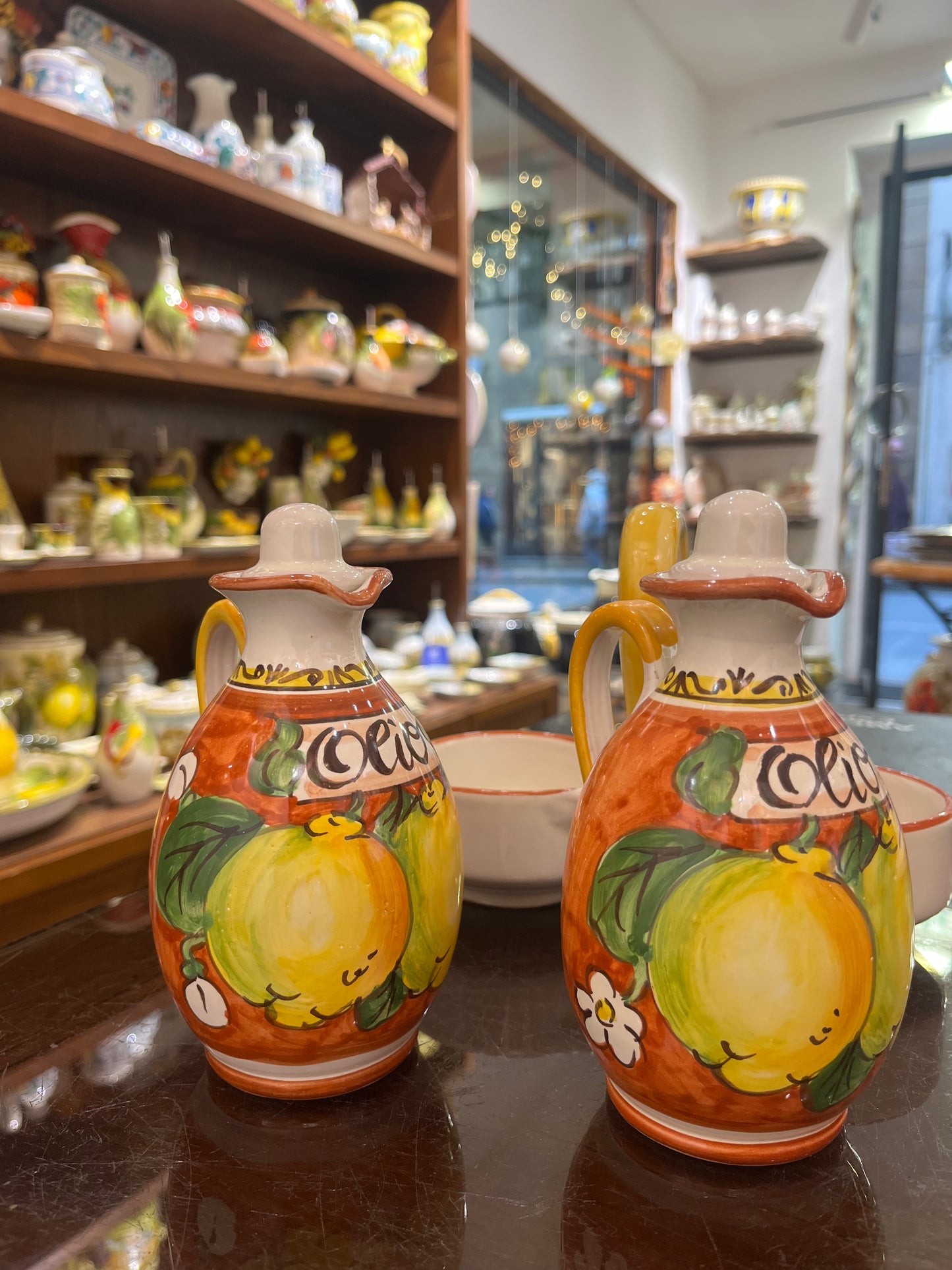 ceramic oil and vinegar set