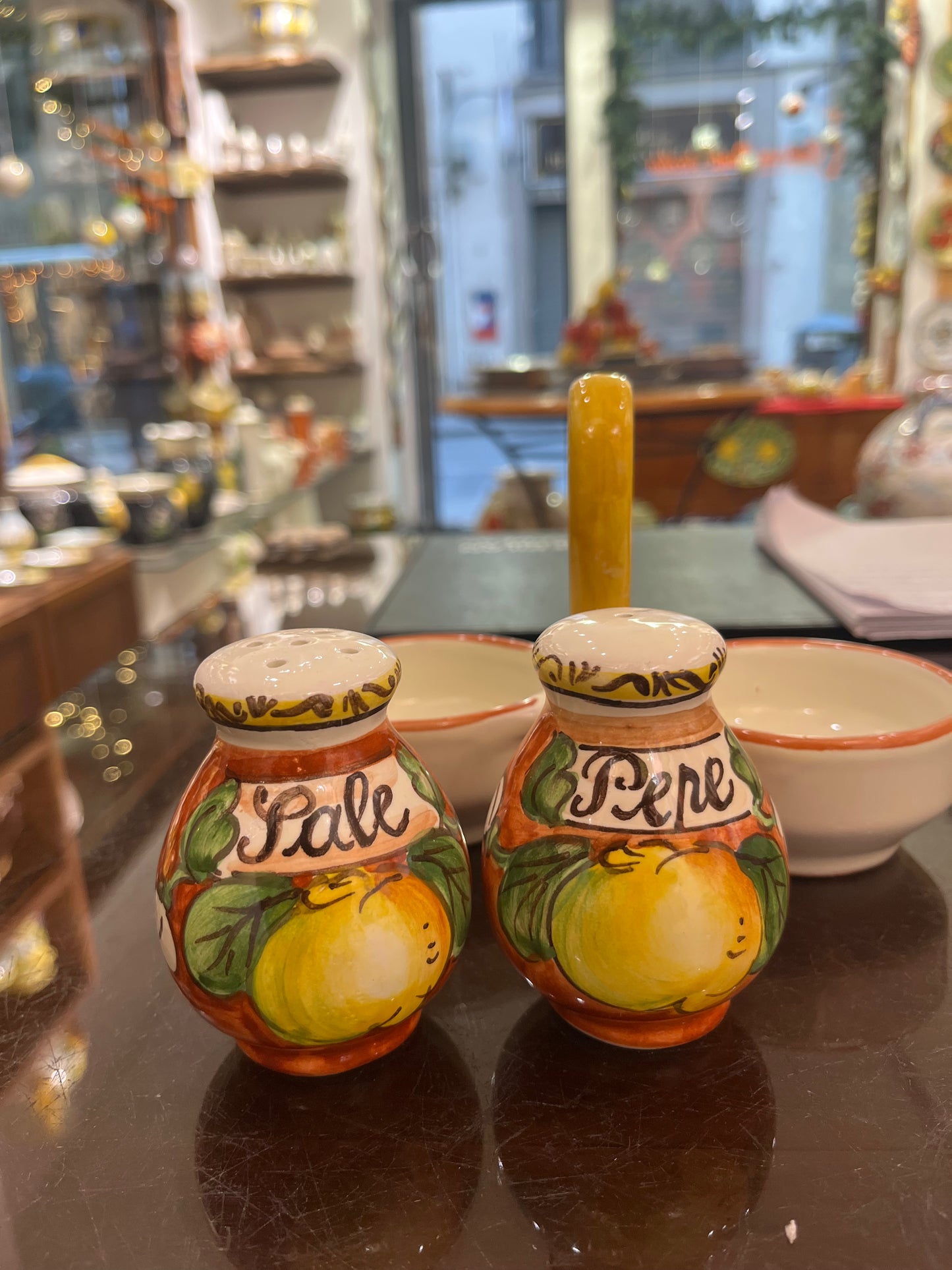 ceramic salt and pepper shakers