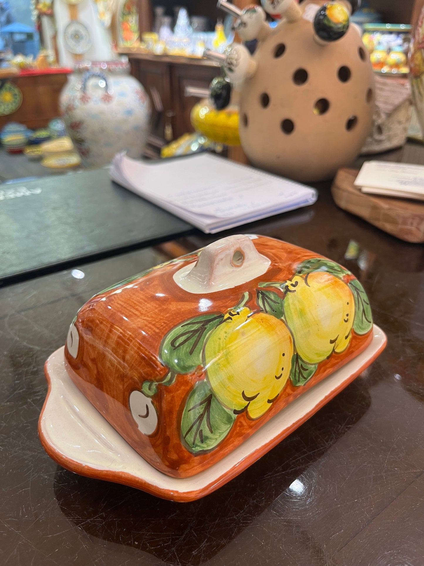 ceramic butter dish