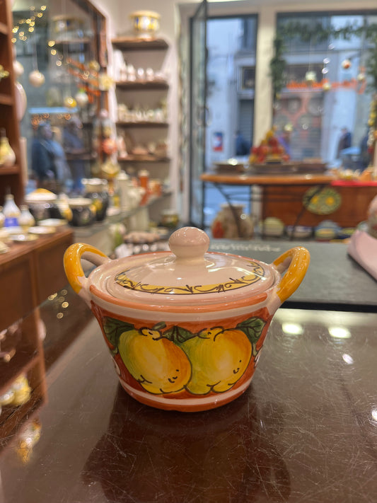 ceramic cheese container