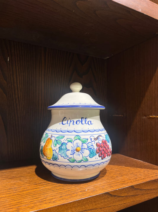 ceramic onion container
