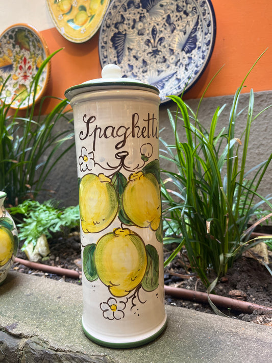 ceramic spaghetti container