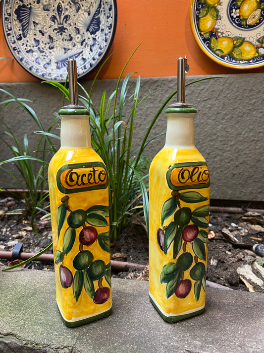ceramic oil and vinegar set
