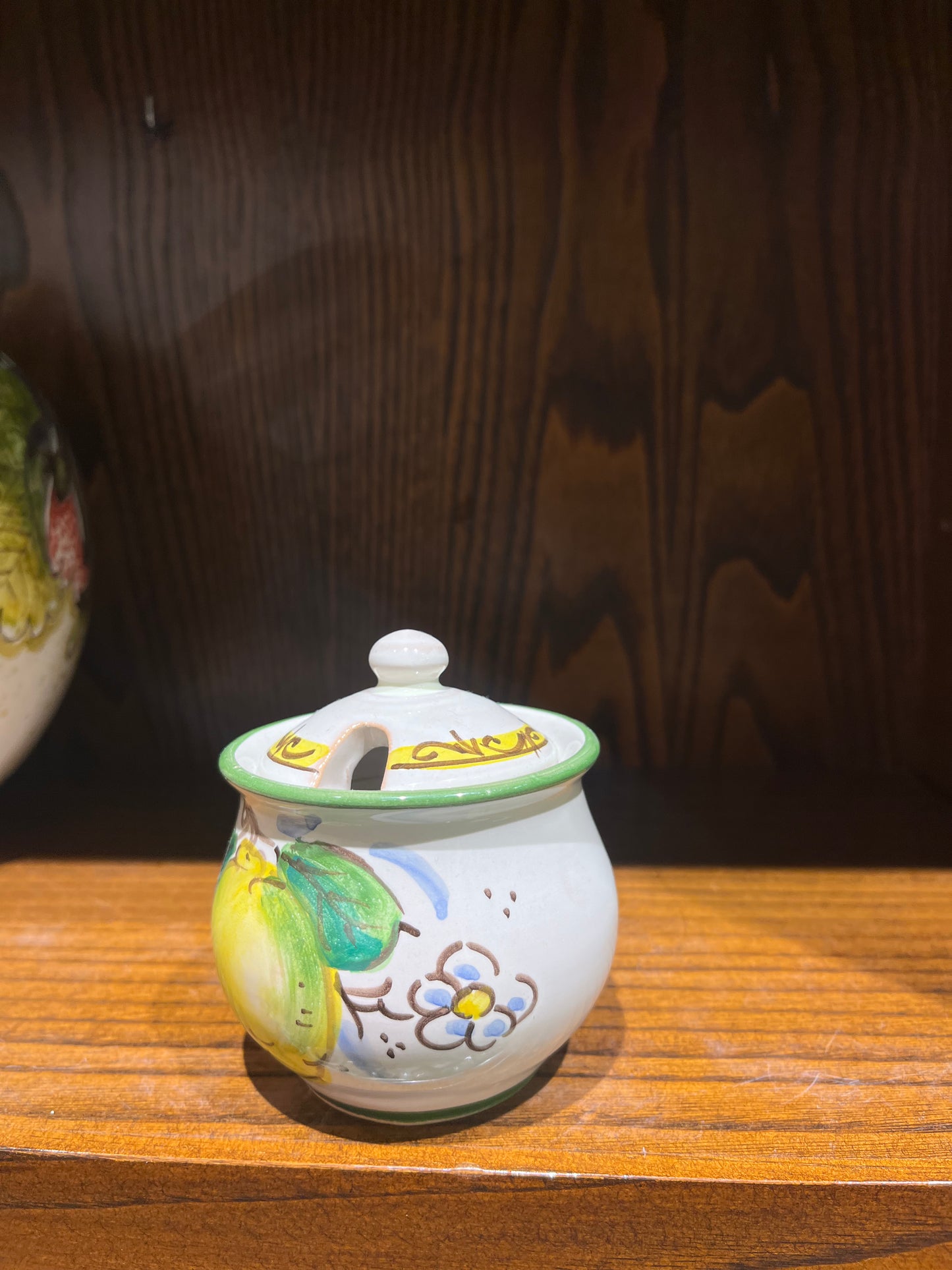 ceramic sugar container