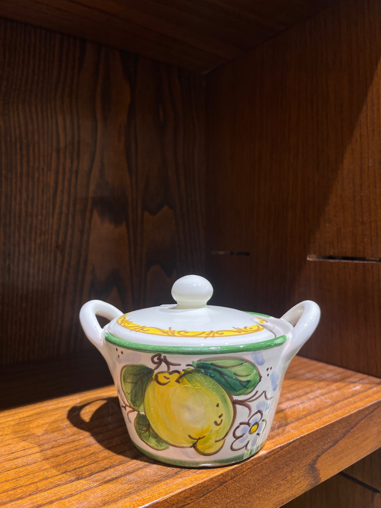 ceramic cheese container