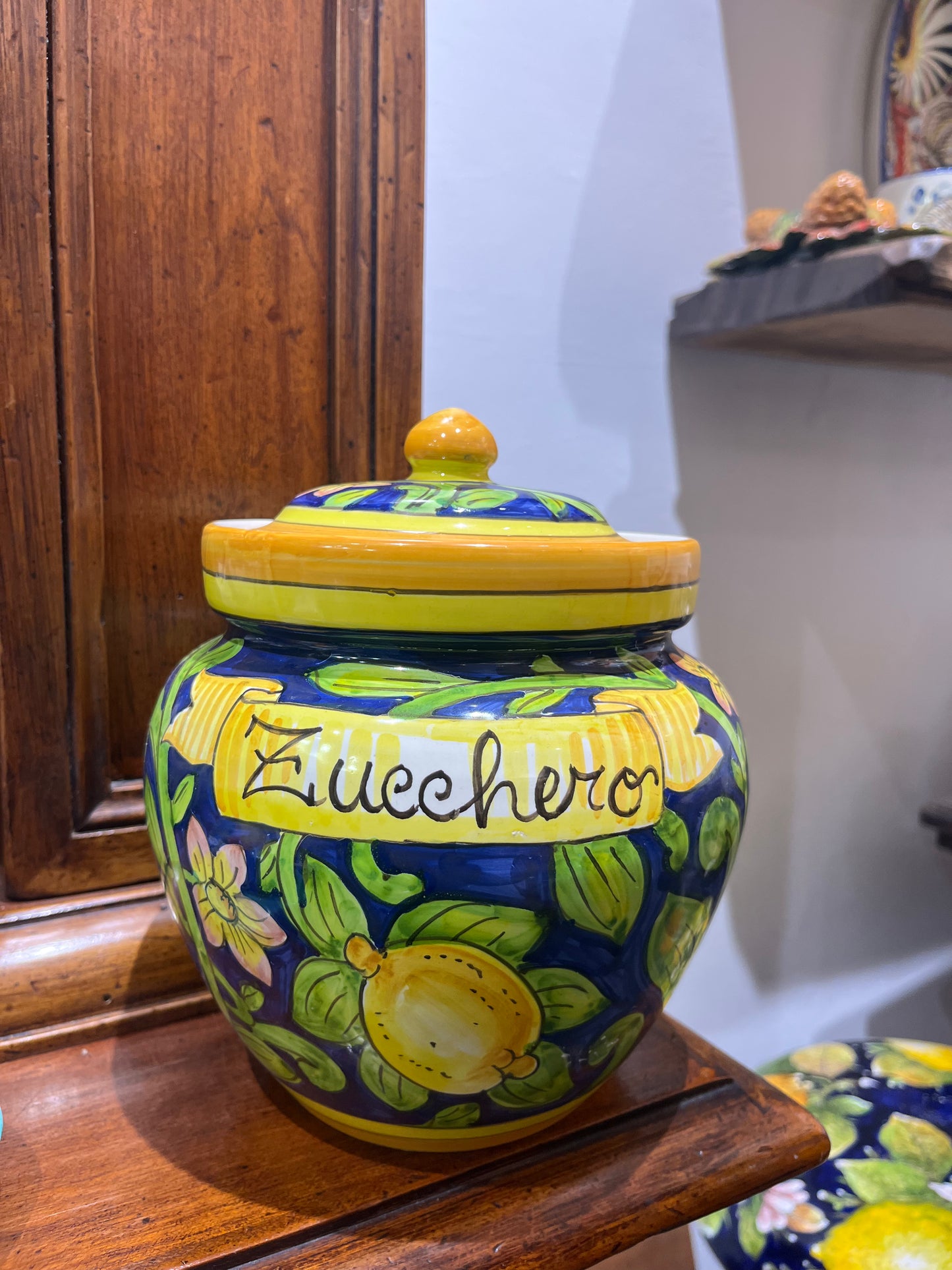 ceramic sugar jar