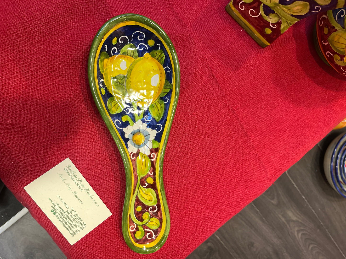 ceramic spoon rest