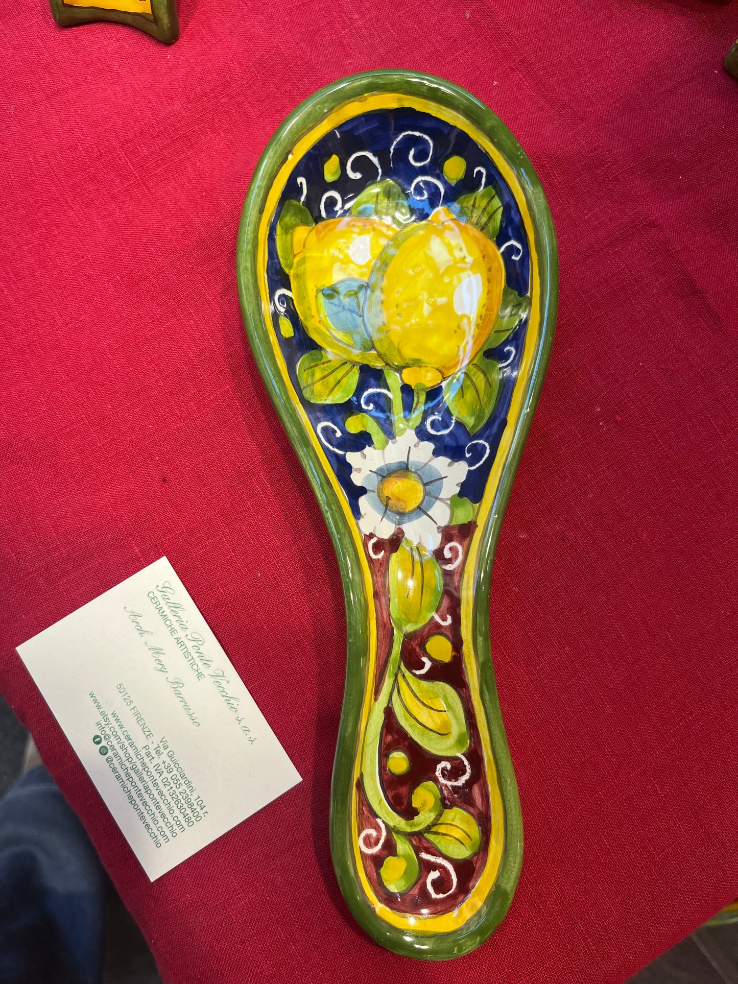 ceramic spoon rest