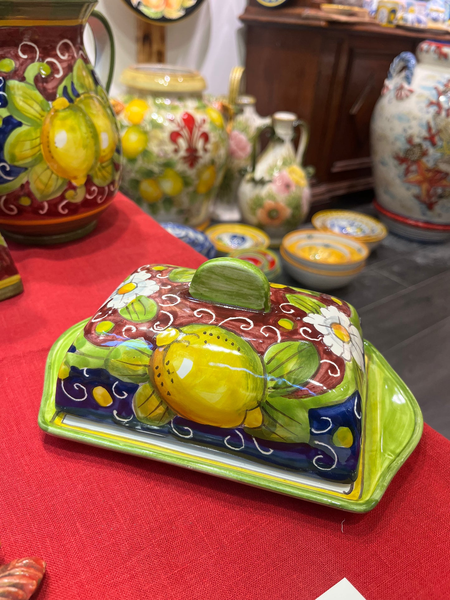 ceramic butter dish