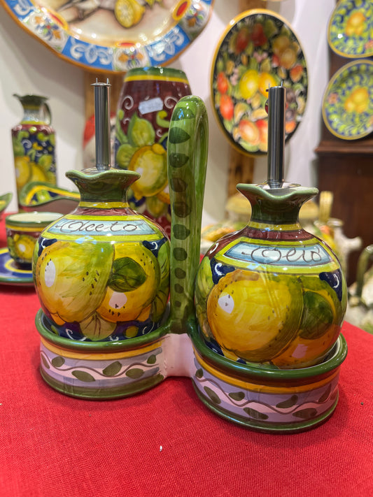 ceramic oil and vinegar set