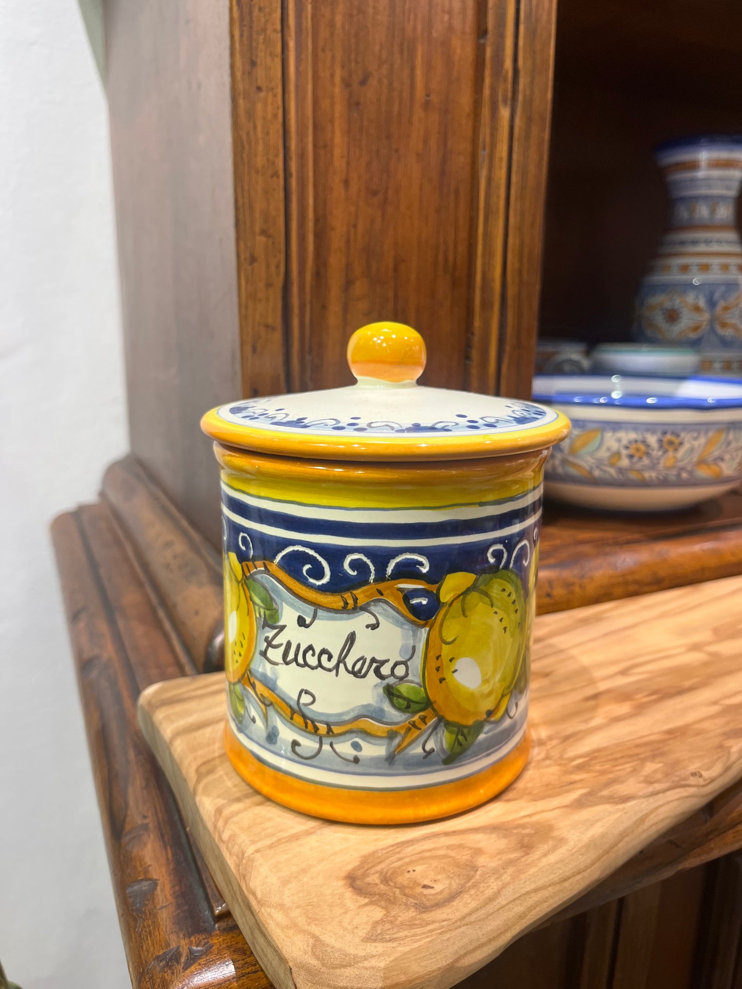 ceramic sugar jar