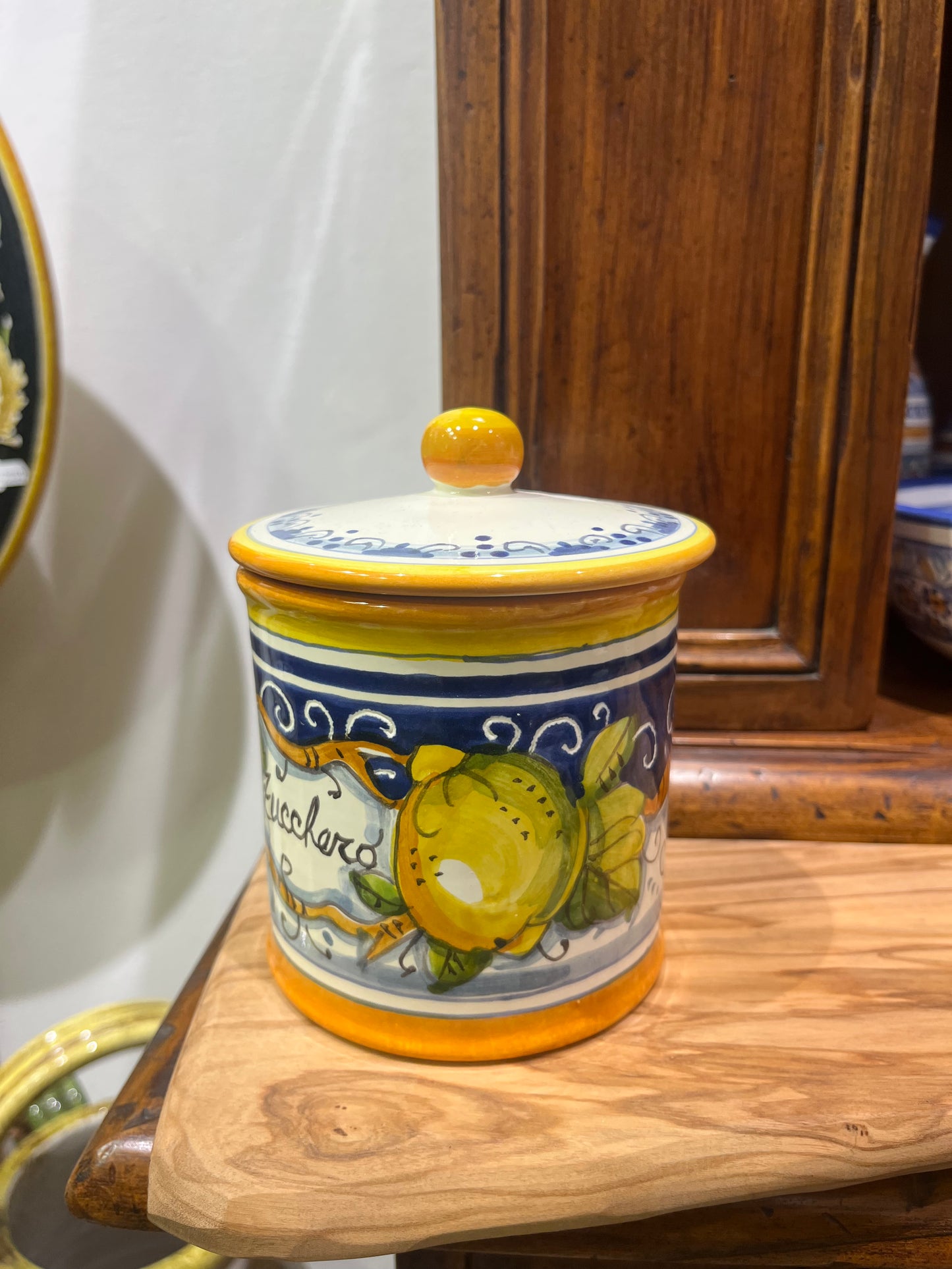 ceramic sugar jar