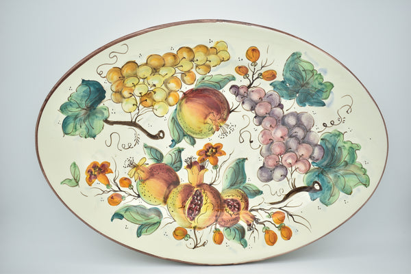 Ceramic large oval platter