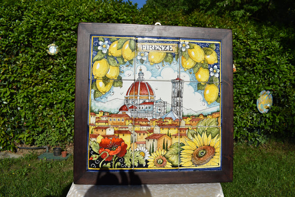 Ceramic panel tile of Florence