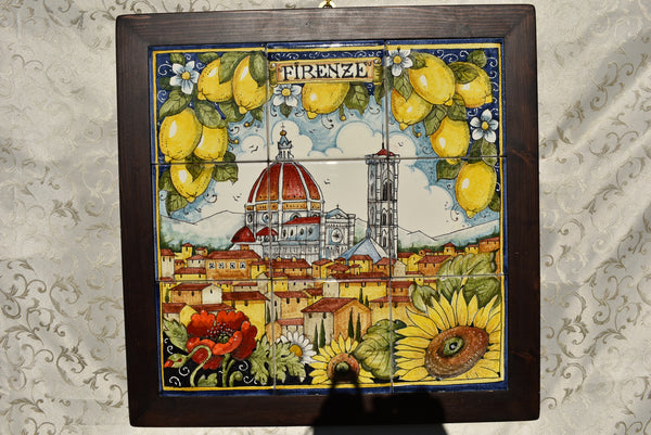 Ceramic panel tile of Florence