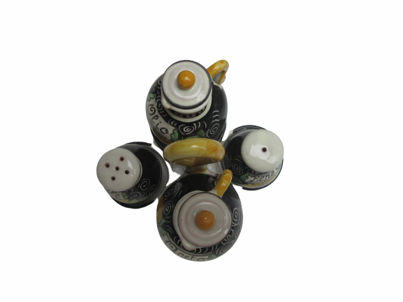 set olio e aceto in ceramica