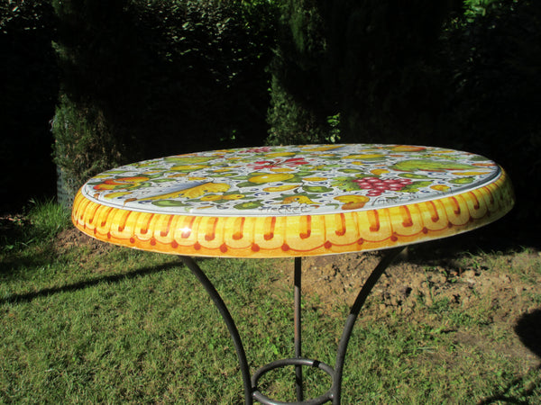 ceramic round table top