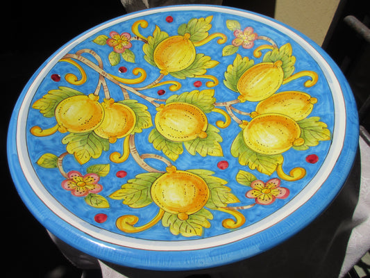Ceramic plate handmade