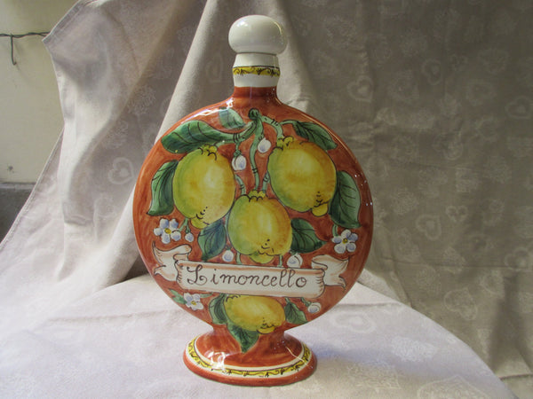 ceramic bottle for limoncello