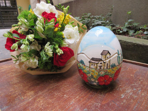 Ceramic egg decoration
