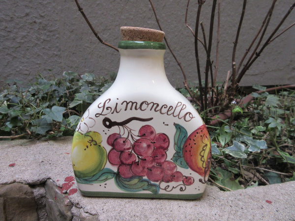 Ceramic bottle decor